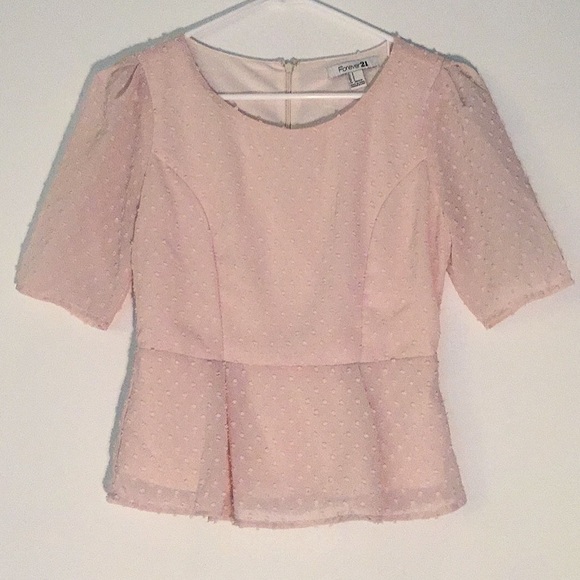 Forever 21 Peplum Top - Picture 1 of 2